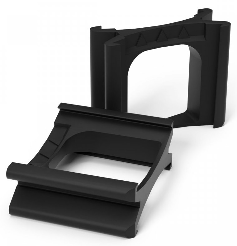 Переходник коробки (06-0700С) установочной чёрный (10) Промрукав