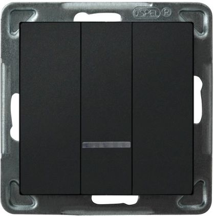 Выключатель LP-13RS/m/33 1117 3 кл. (без рамки)