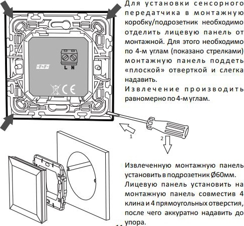 Пульт дистанционного управления FW-GS4-230-W