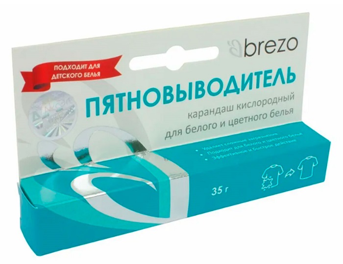 Карандаш-пятновыводитель 35 г BREZO