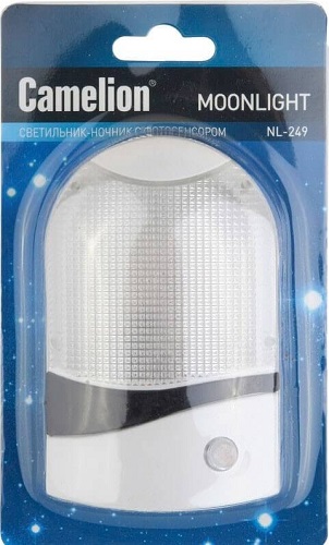 Ночник с фотосенсором Camelion NL-249 LED, 220В