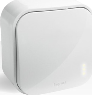 БЕЛЫЙ_Выключатель лестн. 1кл, нар установки IP20 (782204) LEGRAND