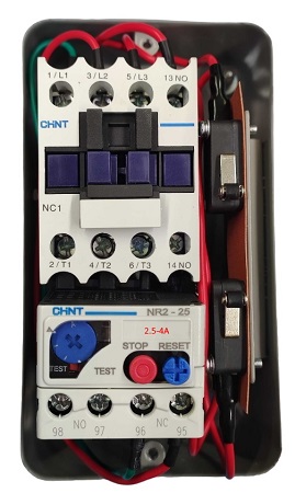 Электромагнитный пускатель в корпусе NQ3-5.5P 2.5-4A AC220В IP55