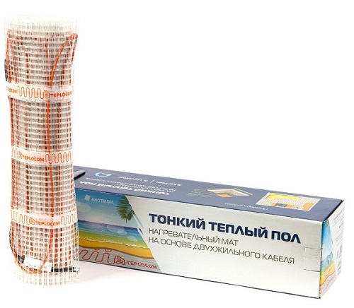 Нагревательный мат TEPLOCOM МНД-6,0 - 960 Вт (6м2, 160вт/м2)