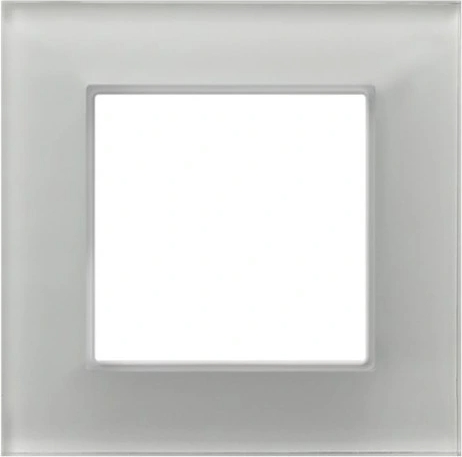 Рамка одинарная Белое стекло R-1UGC/31/00 (4мм)