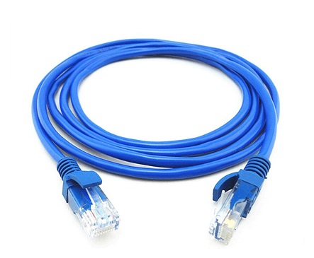 Патч-корд UTP Cat 6E, RJ45, CCA  5 m (синий) RIPO