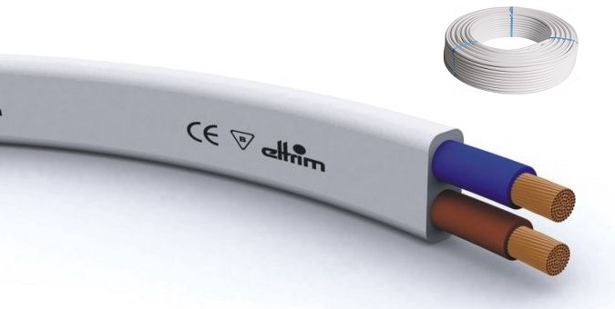 Кабель OMYp 2*1,5 (ШВВП) 300/300V (H03VVH2-F) (бухта)