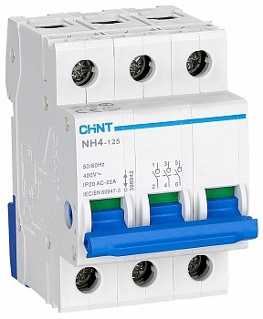 Выключатель нагрузки NH4 3P 80A (R) Выключатель нагрузки NH4 3P 80A (R)