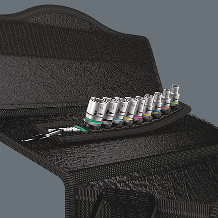 Набор торцовых головок Zyklop Belt B 1 с фикс.функцией 3/8"