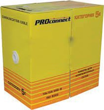 Кабель PROCONNECT FTP 4PR 24AWG CAT5e 305м, CCA OUTDOOR