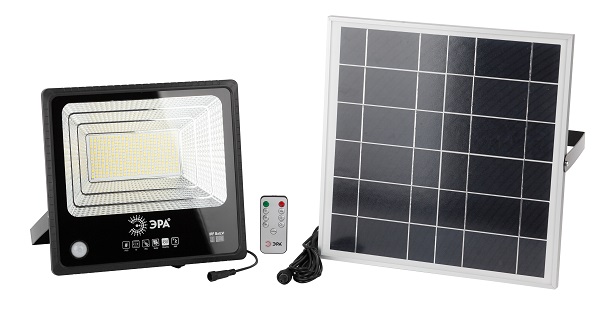 Прожектор светодиодный уличный на солн. бат. 150W, 1500 ЭРА