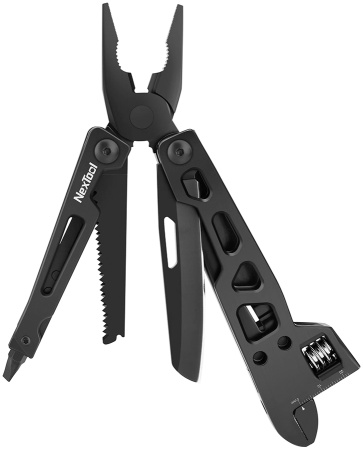 Мультитул Nextool (Xiaomi) Vanguard Multifunctional Wrench, черный (NE20131)