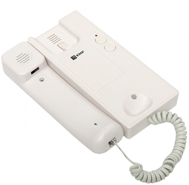 Аудиодомофон (аудиотрубка) IPA-01 бел. 2пр. IP20 EKF