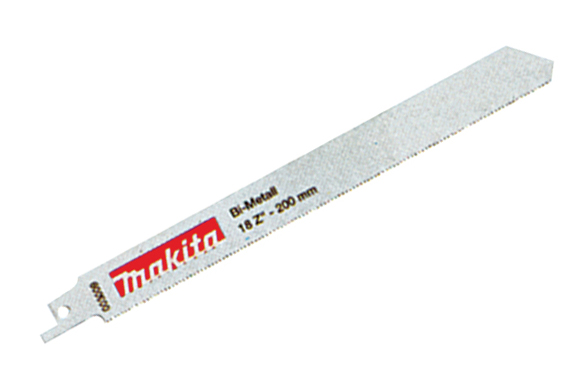 Ножовочная пилка 200мм для сабельной пилы 18зуб 5шт. Makita (P-04933) для обработки нержавеющей стал