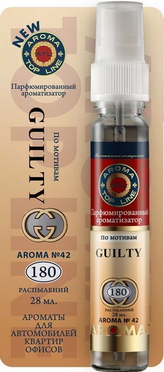 Ароматизатор воздуха спрей №42 Gucci Guilty