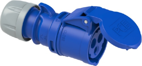 Разъем перенос. IP-44   16/3 гнездо (213-6)