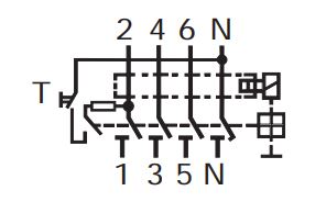 УЗО EFI6-P4 AC 40/0.03