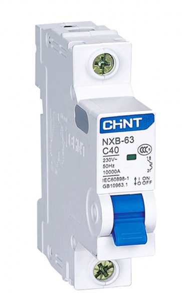 Автоматический выключатель NXB-63S B40/2 4.5кА CHINT