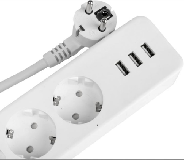 Умный удлинитель EKF Connect PRO Wi-Fi c USB