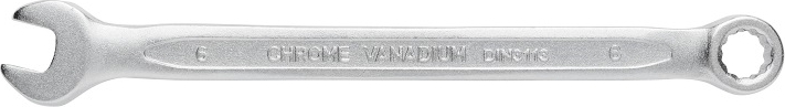 Ключ комбинированный 6 мм, сталь CrV, DIN 3113 HOEGERT