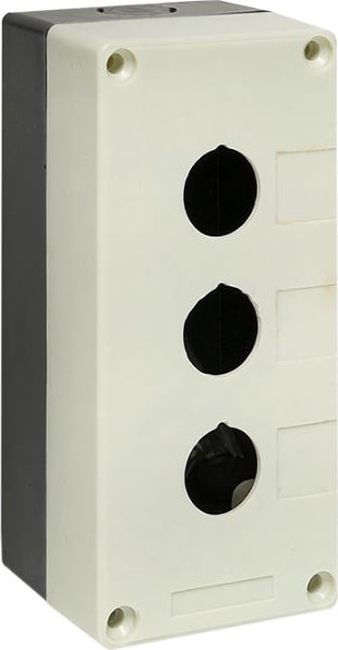 Корпус КП103 пластиковый для 3 кнопок белый PROxima
