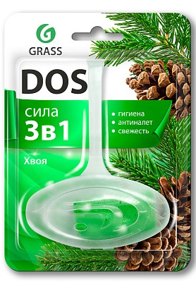 Подвесной блок для унитаза DOS 3в1 "Хвоя"