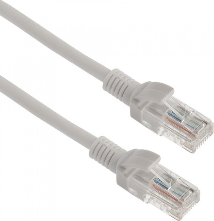 Патч-корд  UTP 5e кат. литой  5М  СЕРЫЙ  REXANT
