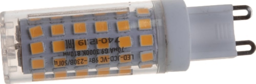 Лампа LED-JCD-VC 9Вт 230В G9 3000К 810Лм IN HOME