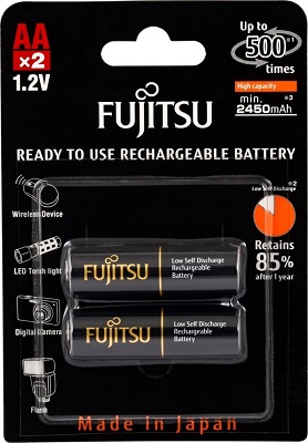 Аккумуляторная батарея Fujitsu AA (HR-3UTHCEU/2BL) 2450mAh блистер - 2шт