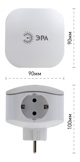 Разветвитель электрический ЭРА SP-3e-USB-2А на 3 розетки+2USB с заземлением, со шторками 16А, белый