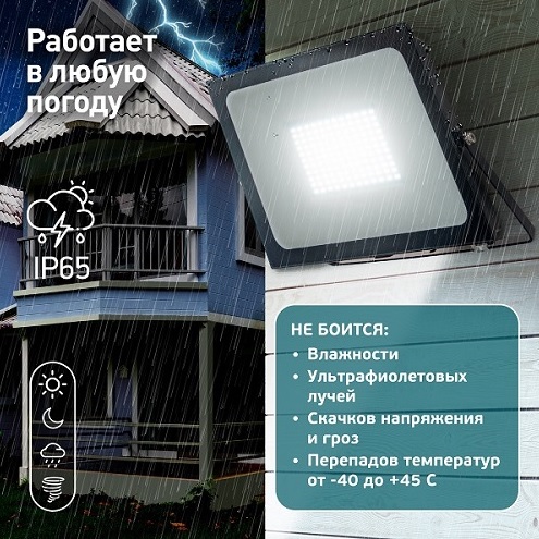 Прожектор светодиодный уличный PRO LPR-061-0-65K-200 200Вт 6500K 18000Лм IP65 ЭРА