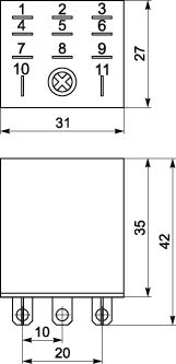 Реле РЭК77/4(LY4) 10А 12В АC ИЭК