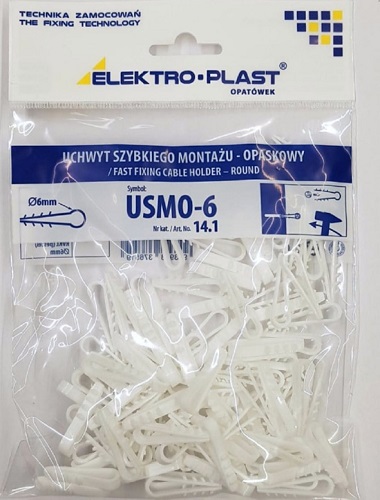 Дюбель-хомут USMO-6 (100шт.) Elektroplast