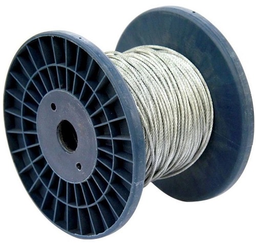 Трос 2 мм DIN3055 цинк (боб. 200м) (ПСК) (кратно 50м)
