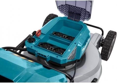 Газонокосилка аккумуляторная DLM530Z (BL 2х18В, 1600Вт, дека 53см, травосборник 70л,4в1,ADT,XPT) Mak
