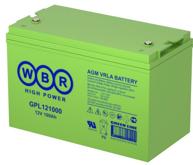 Аккумуляторная батарея GPL 12-100 (12В 100Ач)