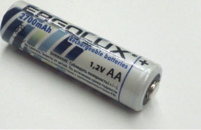 Аккумулятор Ergolux  R6 2700 mAh Ni-Mh BL-2 (1.2В)