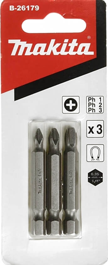 Насадка PH1/PH2/PH3, 50 мм, E-form (MZ), 3 шт. Makita