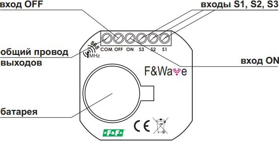 Передатчик 5 каналов FW-RC5 до100м F&F