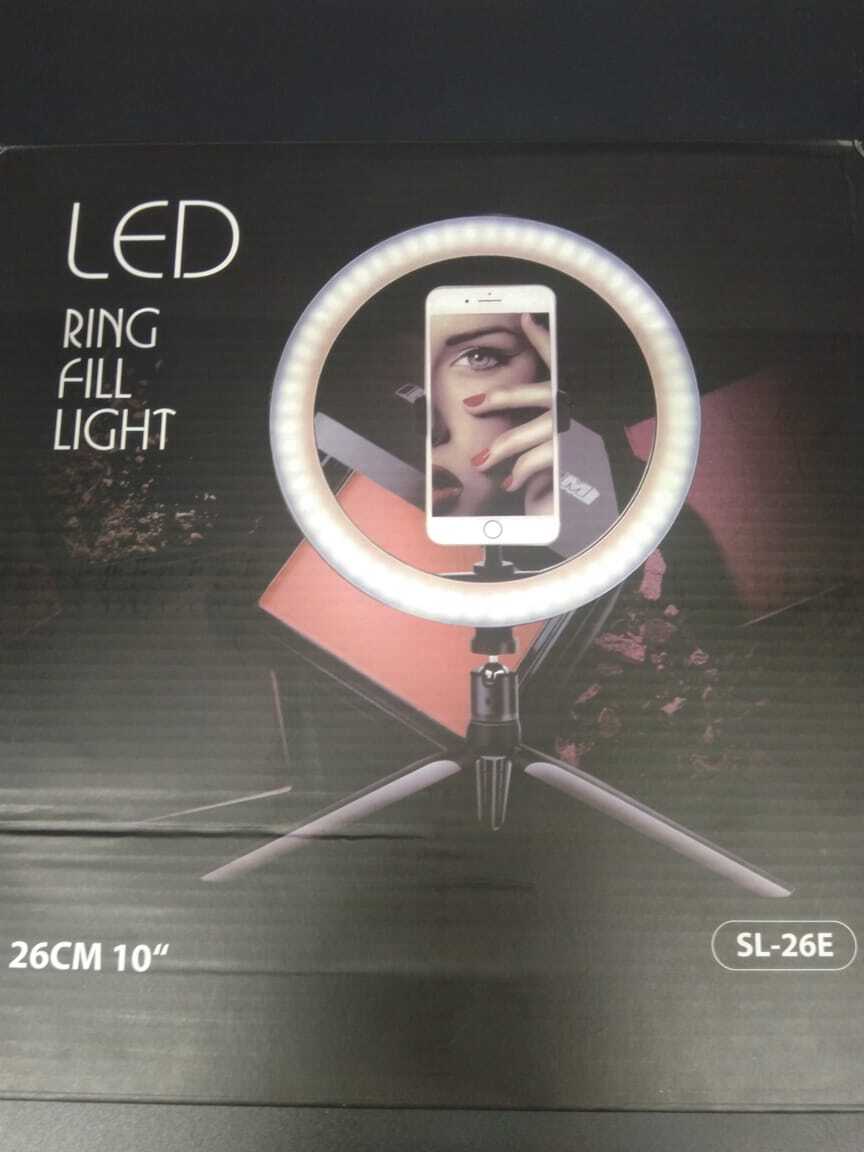 Кольцевой светильник 25.4см, 21W,120LED,2500lm,2800/4500/6000K,USB-5V