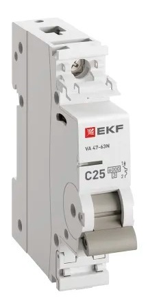 Автоматический выключатель ВА 47-63N C25/1 6кА Proxima EKF