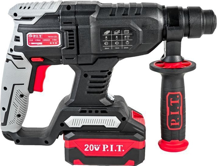 Перфоратор аккум. 20V PBH20H-22A/1 (SDS+,1.5Дж, 2 реж,1x4Ач) P.I.T