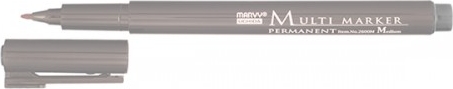Маркер перм. Multi Marker для всех поверхностей 0,8-1 мм черный MAR2600M/1 на бумаге и картоне, стек
