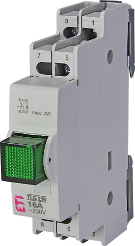 Кнопка-лампа TLG 216 GREEN