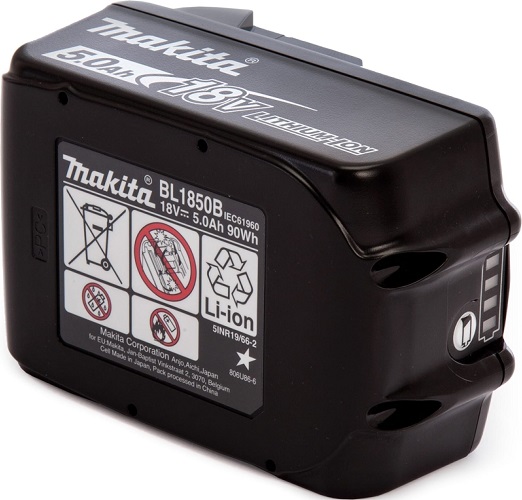 Аккумулятор BL1850B (18В, 5Ач) б/упаковки Makita
