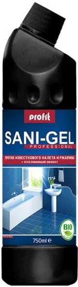 Средство для чистки сантехники Profit Sani-Gel 0,75л. (20шт/кор,)