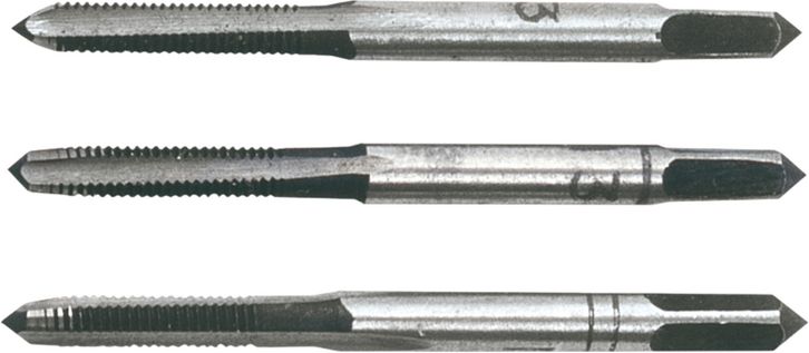Метчик вольфрамовый  M12 3 шт. DIN 233 TOPEX