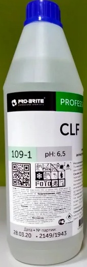 Моющее средство для обработки рук и поверхностей CLF 1л, 20шт/кор