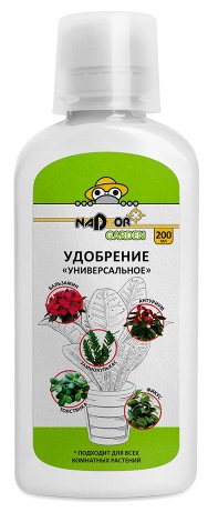 Удобрение жидкое минеральное «Универсальное», 200 мл, Nadzor Garden/36 PESBUT2
