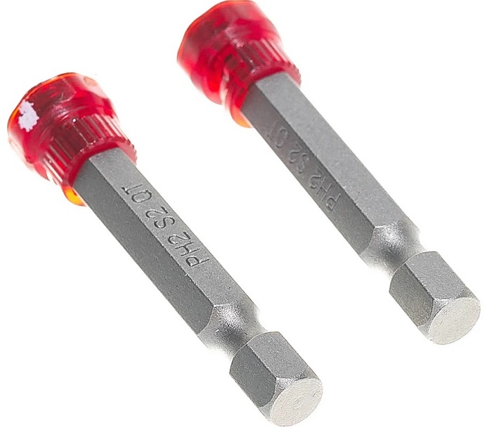 Бита 1/4" Ph2х50мм магнитная (2 шт) Quadro Torsion, ком